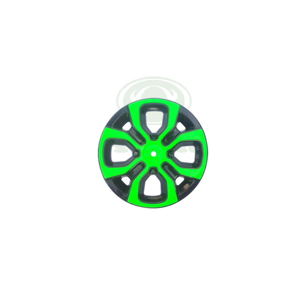 Acc. Wheel Cap Plastic with Clump 400X8 (Set-3) Red 3W Bajaj RE-4St